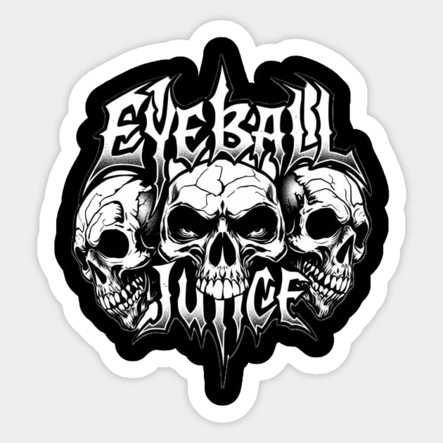 Eyeball Juice Sticker by Lou Johnson